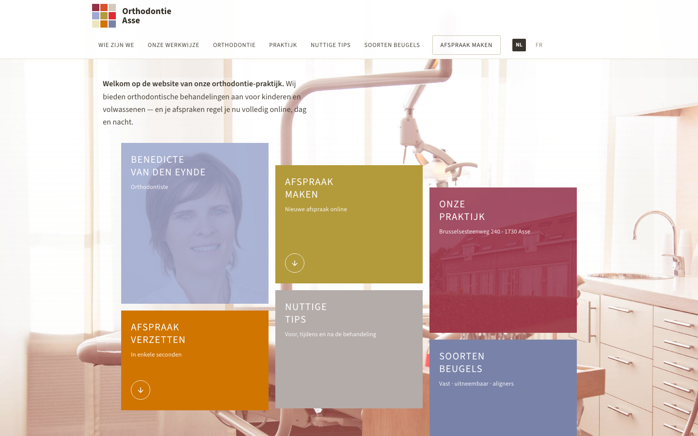 Orthodontics online booking demo