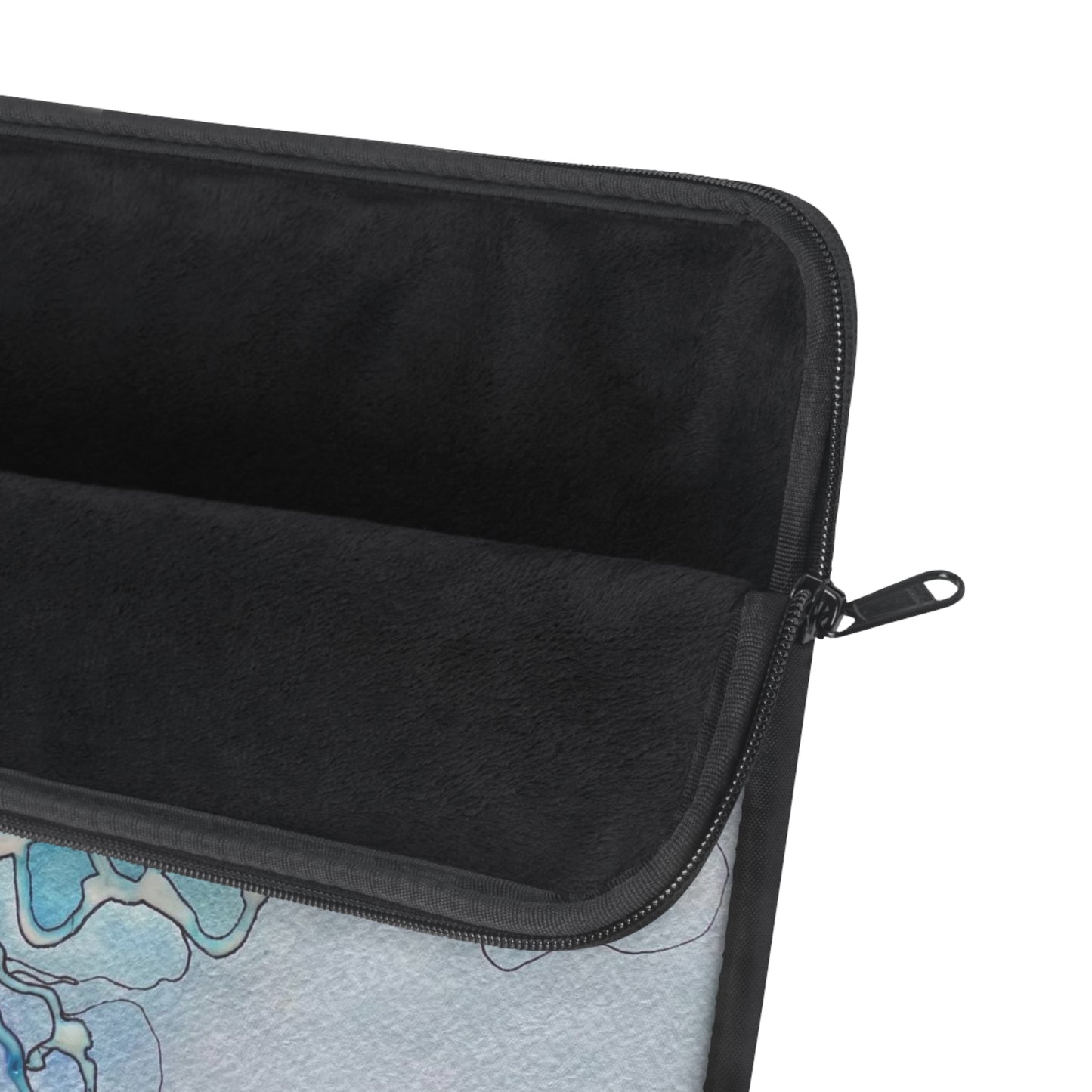 Water+Color Laptop Sleeve — Painterly Succulent Art Print Laptop Sleeve