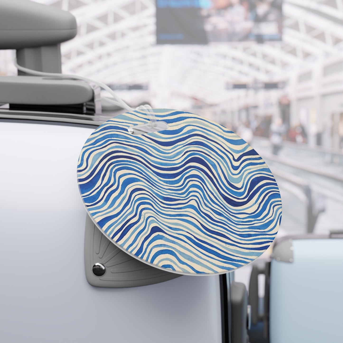 Ocean+Waves Collection Luggage Tags to fit your suitcase!