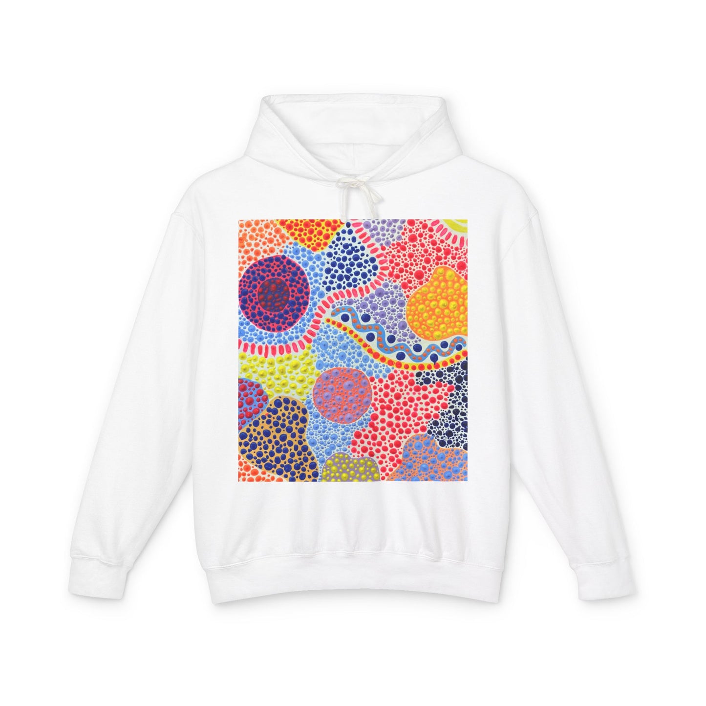 Fiesta+Dots Travel Hoodie — Colorful Boho Travel Hoodie