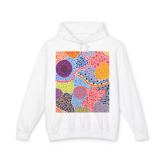 Fiesta+Dots Travel Hoodie — Colorful Boho Travel Hoodie