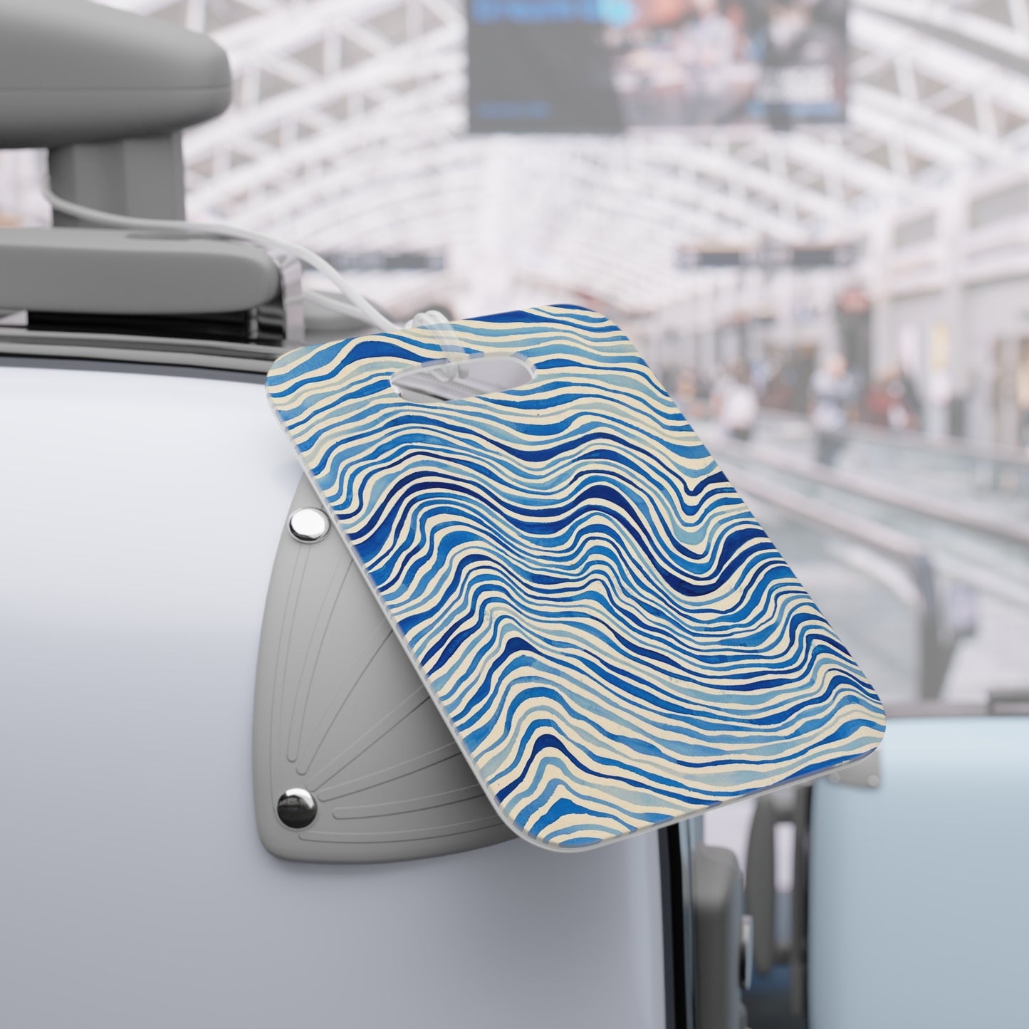 Ocean+Waves Collection Luggage Tags to fit your suitcase!