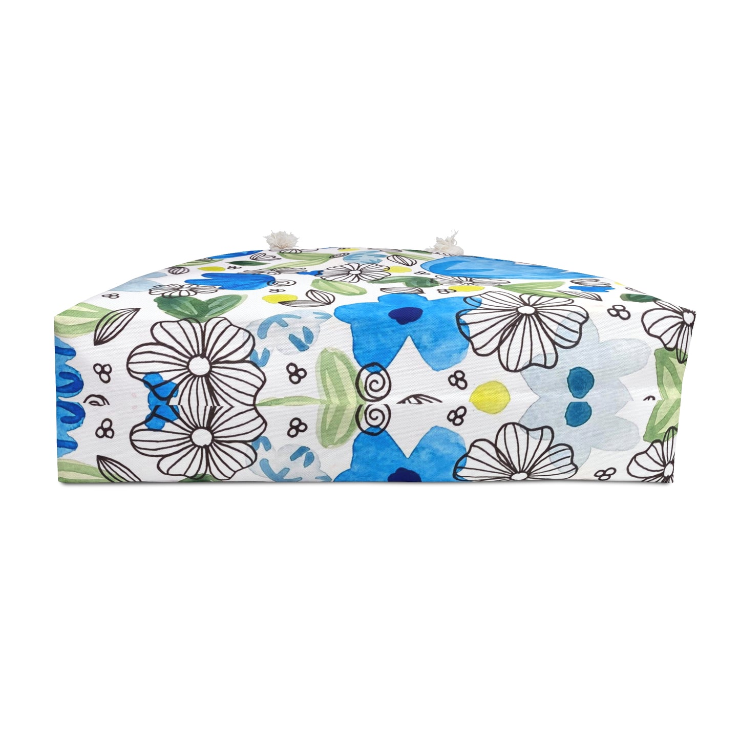 Blossom+Blue Travel Bag Blue Flower Blossom Weekender Bag