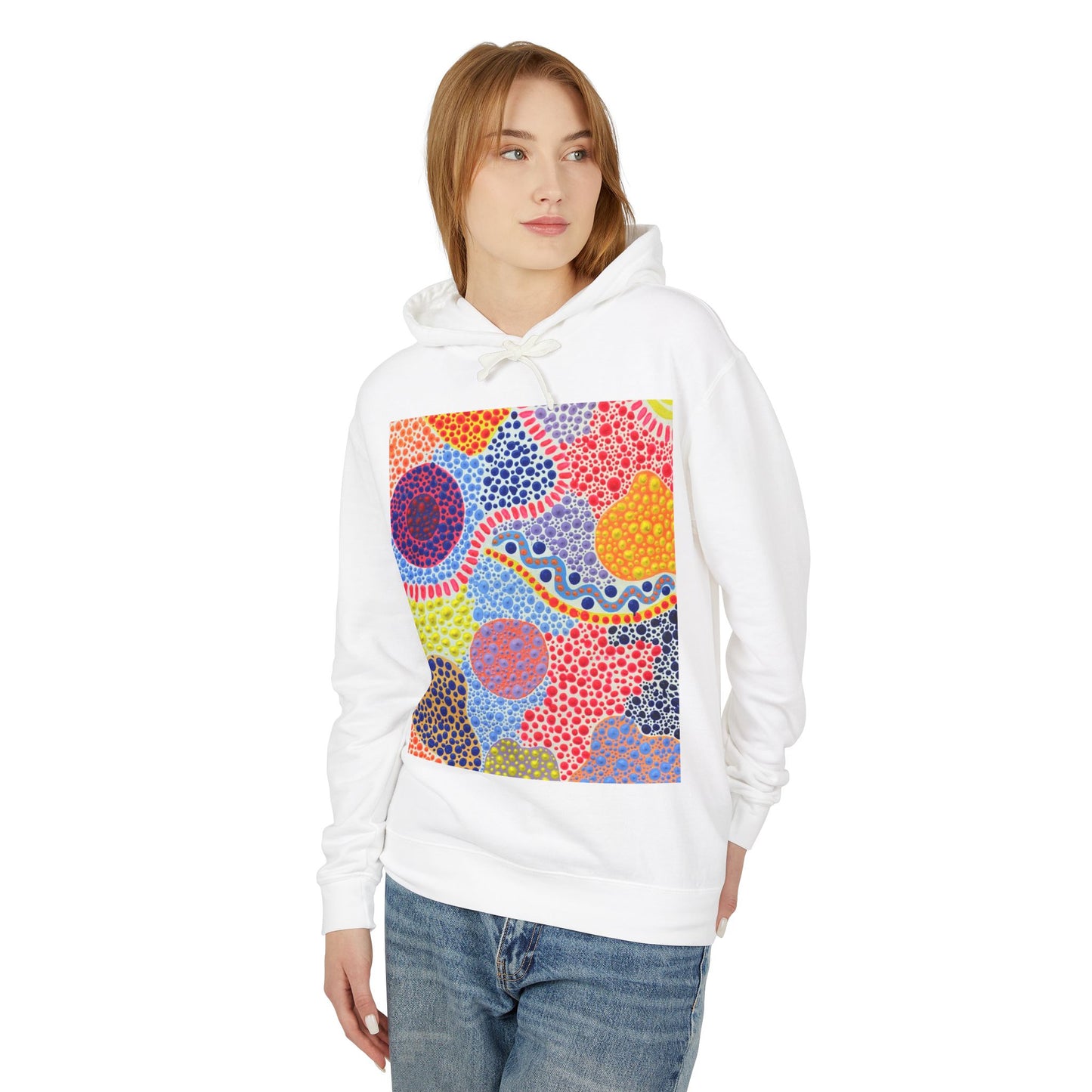 Fiesta+Dots Travel Hoodie — Colorful Boho Travel Hoodie