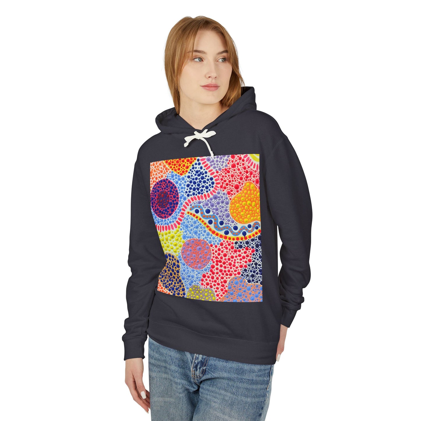 Fiesta+Dots Travel Hoodie — Colorful Boho Travel Hoodie