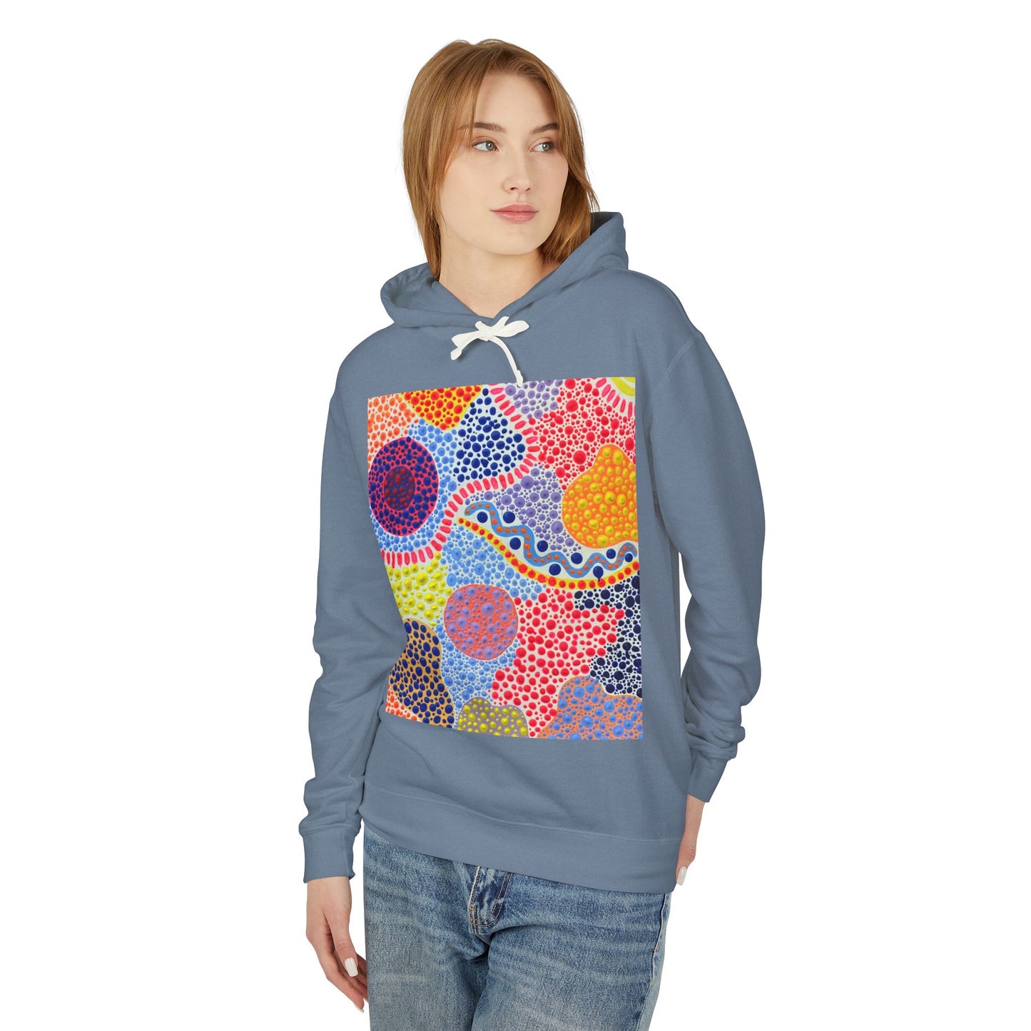 Fiesta+Dots Travel Hoodie — Colorful Boho Travel Hoodie