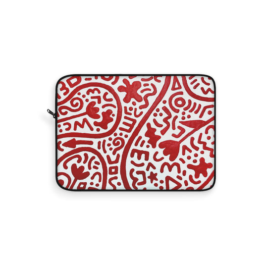 Pop+Art Laptop Sleeve — Bold Boho Mandala Art Print Laptop Sleeve