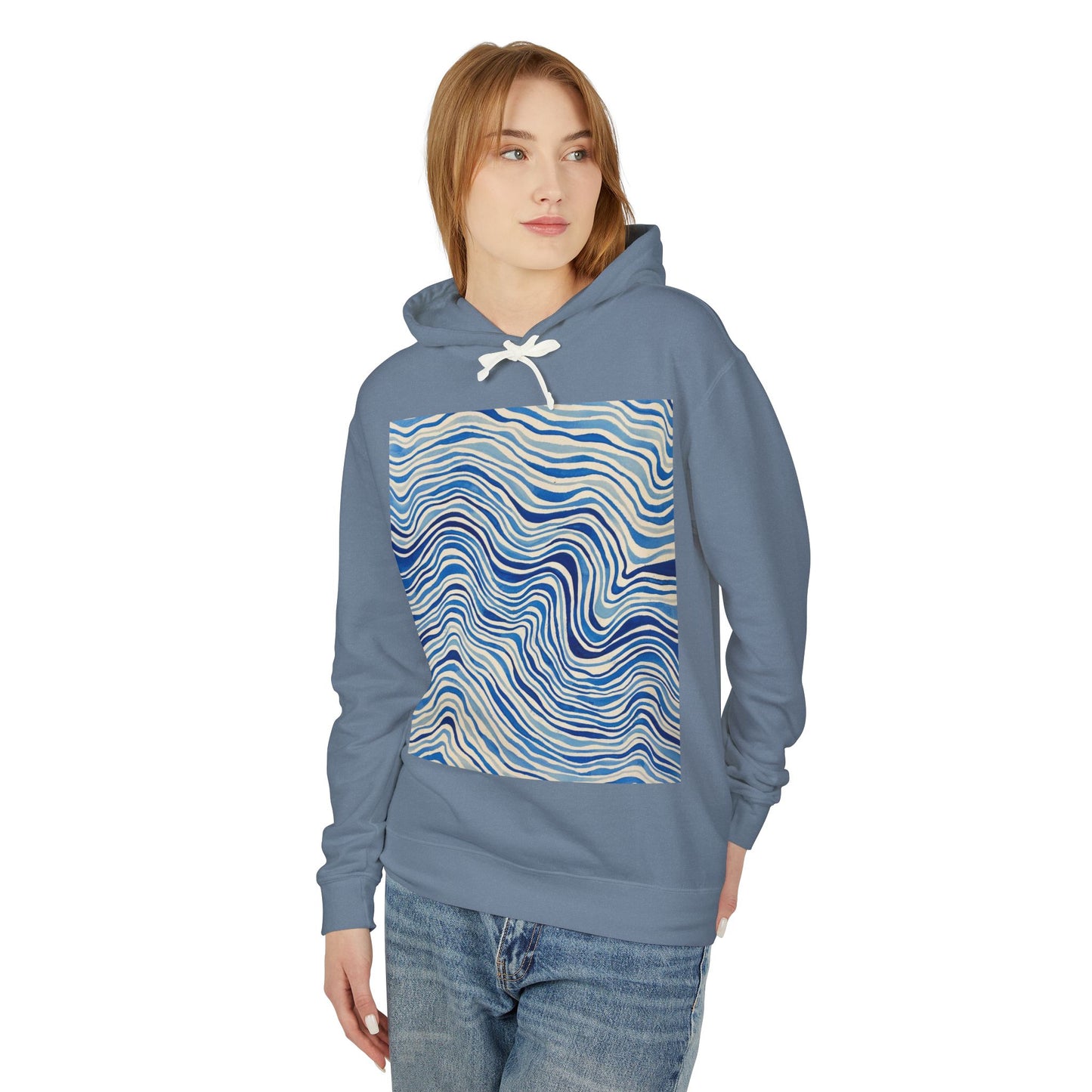 Ocean+Waves Travel Hoodie — Coastal Wave Travel Hoodie