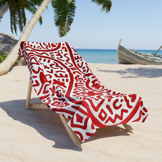 Pop+Art Towel – Boho Summer Pool & Beach Towel