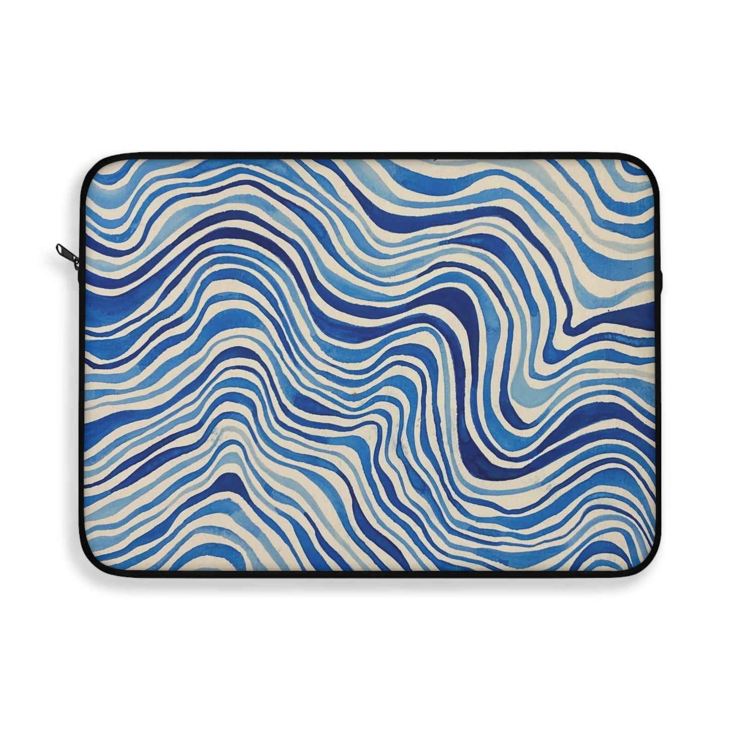 Ocean+Waves Laptop Sleeve — Coastal Wave Art Print Laptop Sleeve