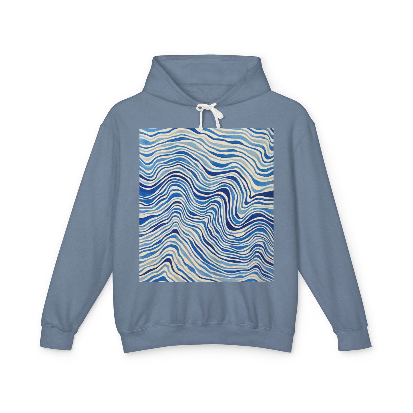 Ocean+Waves Travel Hoodie — Coastal Wave Travel Hoodie