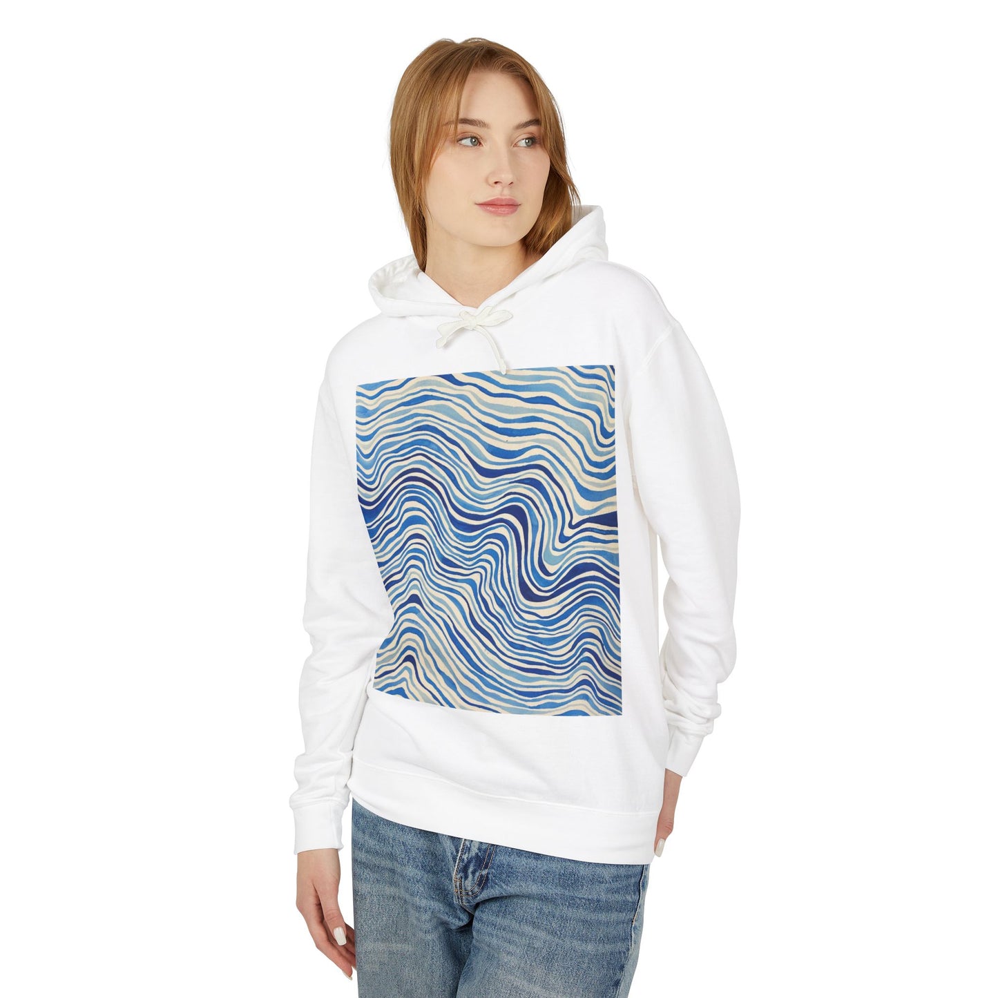 Ocean+Waves Travel Hoodie — Coastal Wave Travel Hoodie