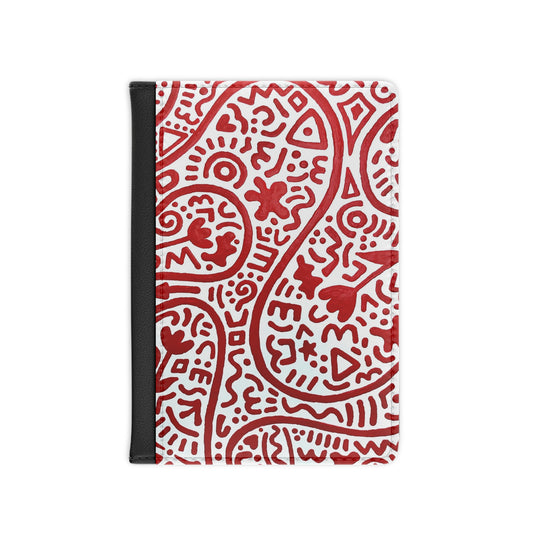 Pop+Art Passport Cover — Travel Passport Holder with Hand-Drawn Pattern