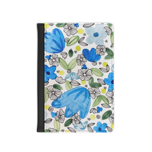 Blossom+Blue Passport Cover — Travel Wallet for Women, Floral Passport Holder