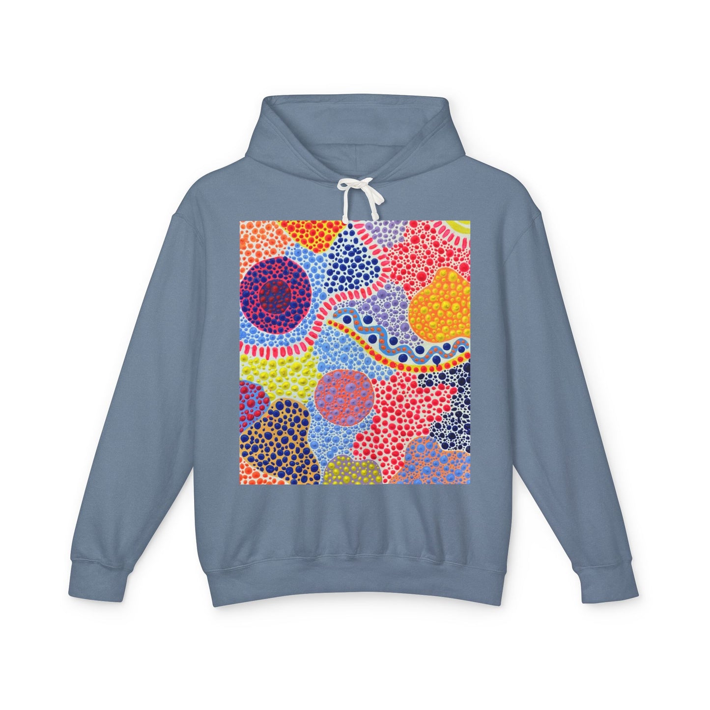 Fiesta+Dots Travel Hoodie — Colorful Boho Travel Hoodie
