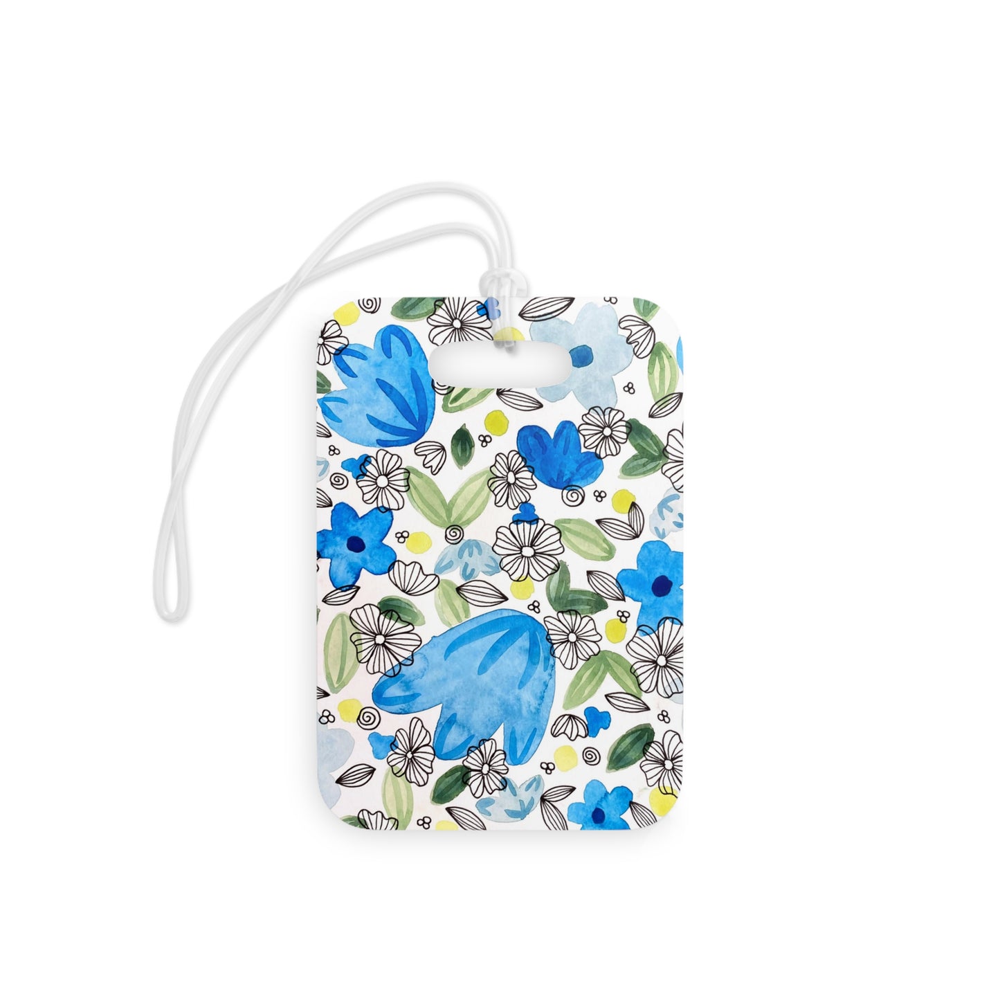 End carousel confusion in style with these plastic luggage tags. Featuring a glossy finish, these tags come in a round and a rectangle shape for you to choose from. Each tag features a flexible, clear, acrylic tie while your prints go on both sides of the tag.