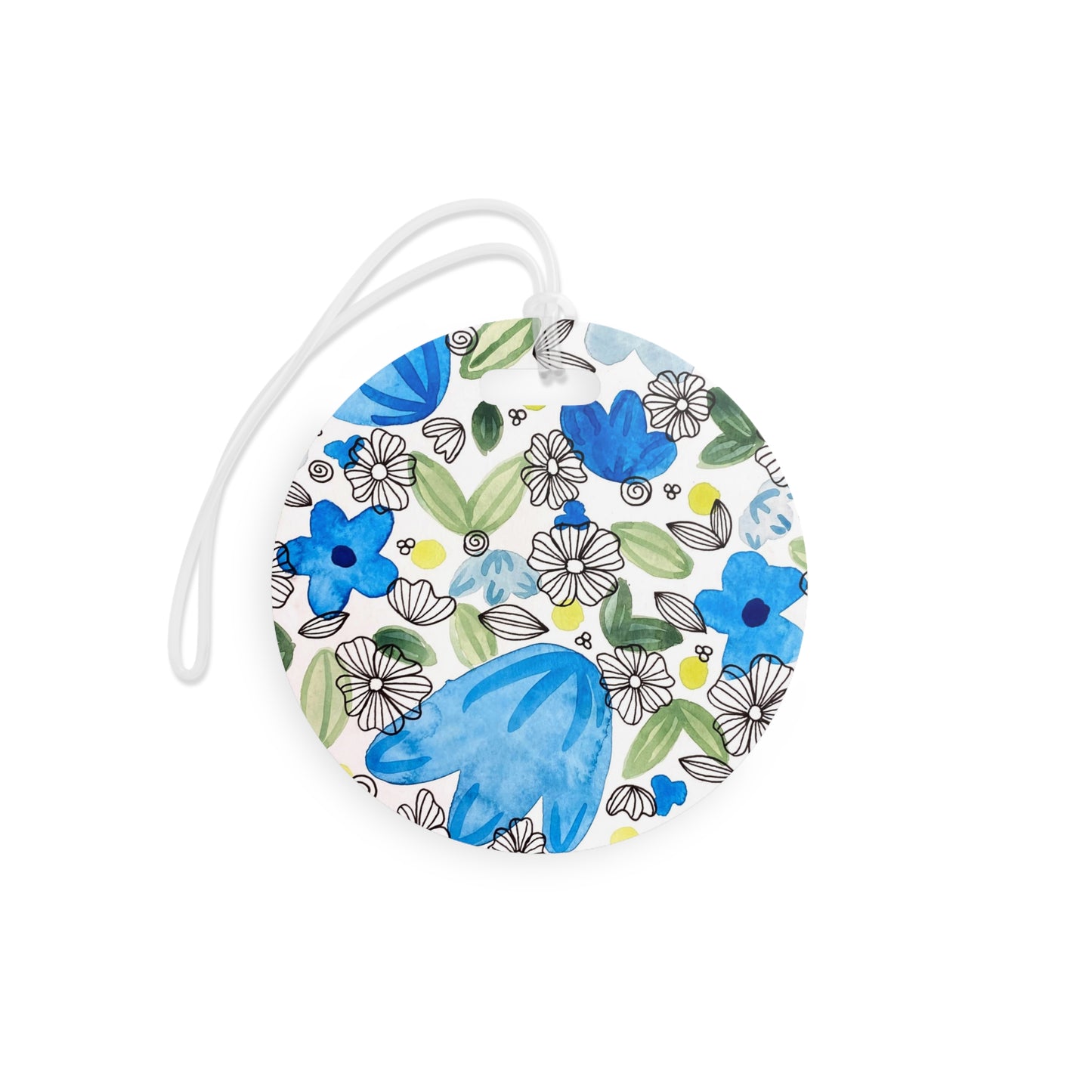 End carousel confusion in style with these plastic luggage tags. Featuring a glossy finish, these tags come in a round and a rectangle shape for you to choose from. Each tag features a flexible, clear, acrylic tie while your prints go on both sides of the tag.